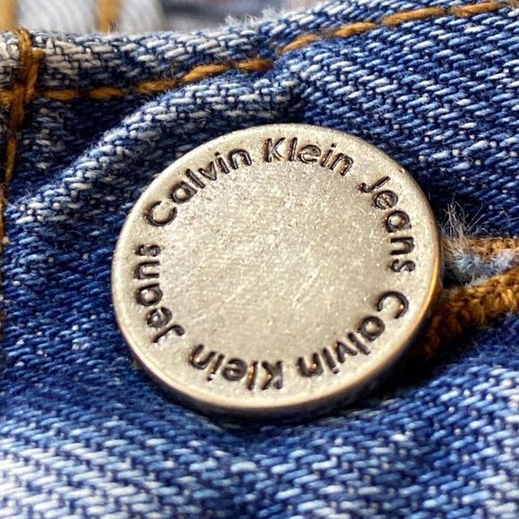 Vintage Calvin Klein Jones Flare Women's Jeans Size 14 - Picture 4 of 15